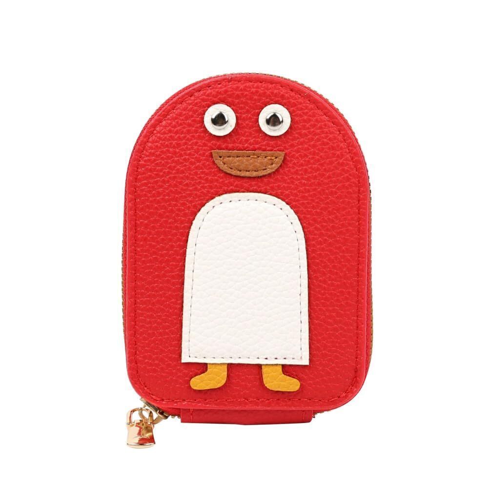 9618 Zippered Card Wallet, Penguin Shape Accordion Wallet Credit Card